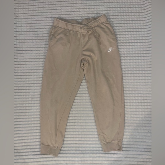 Nike Womens Tan Beige Sweatpants joggers - Picture 2 of 4